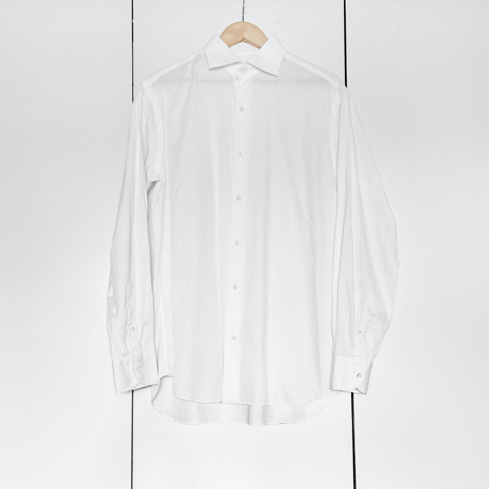 LORO PIANA Men's White Dress Shirt 15.75/40 NWT - Picture 4 of 12